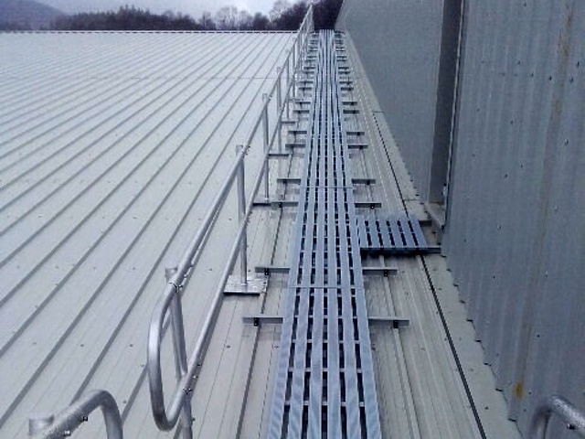 Pitched Roof Walkway